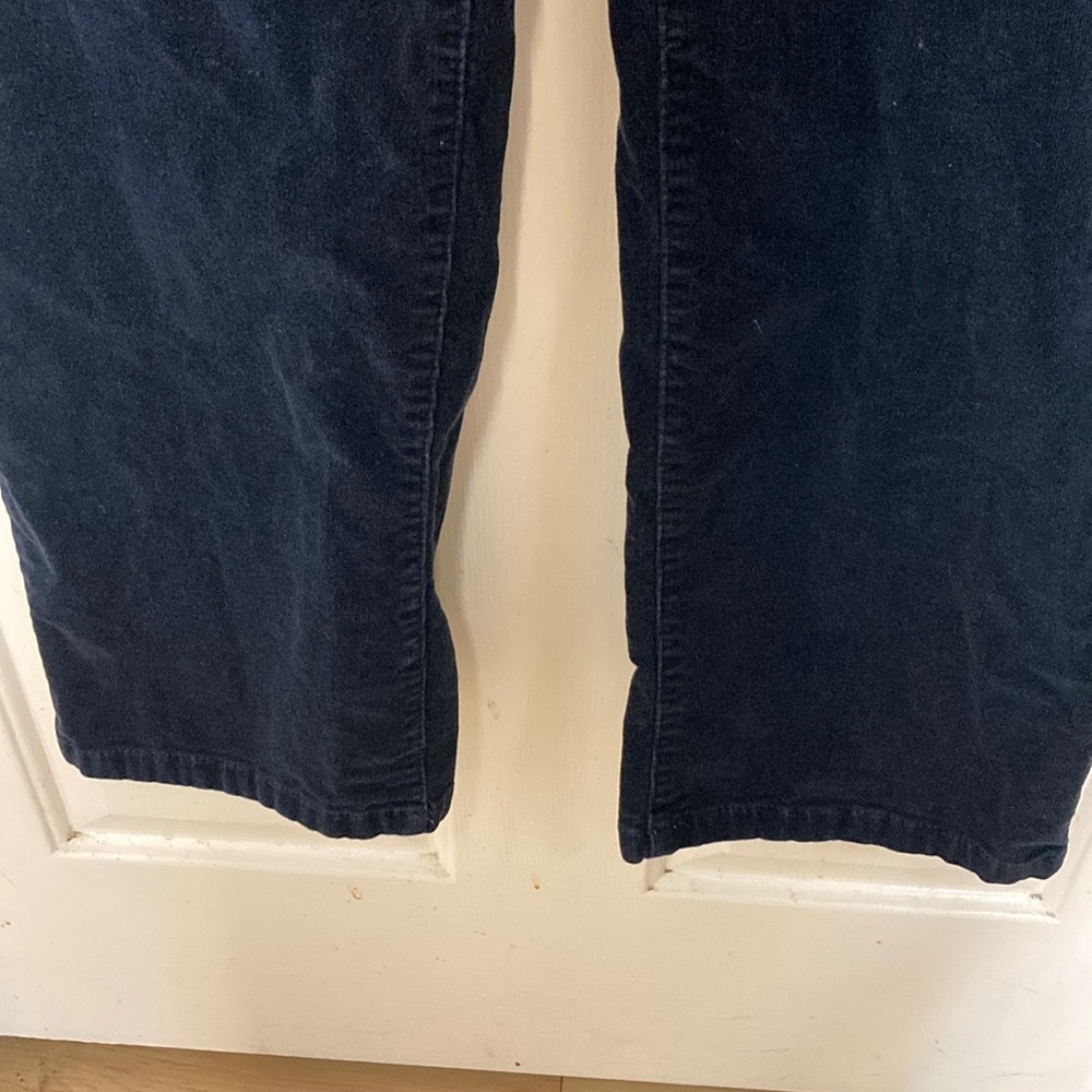Ladies Navy Corduroy Pants - Picture 5 of 8